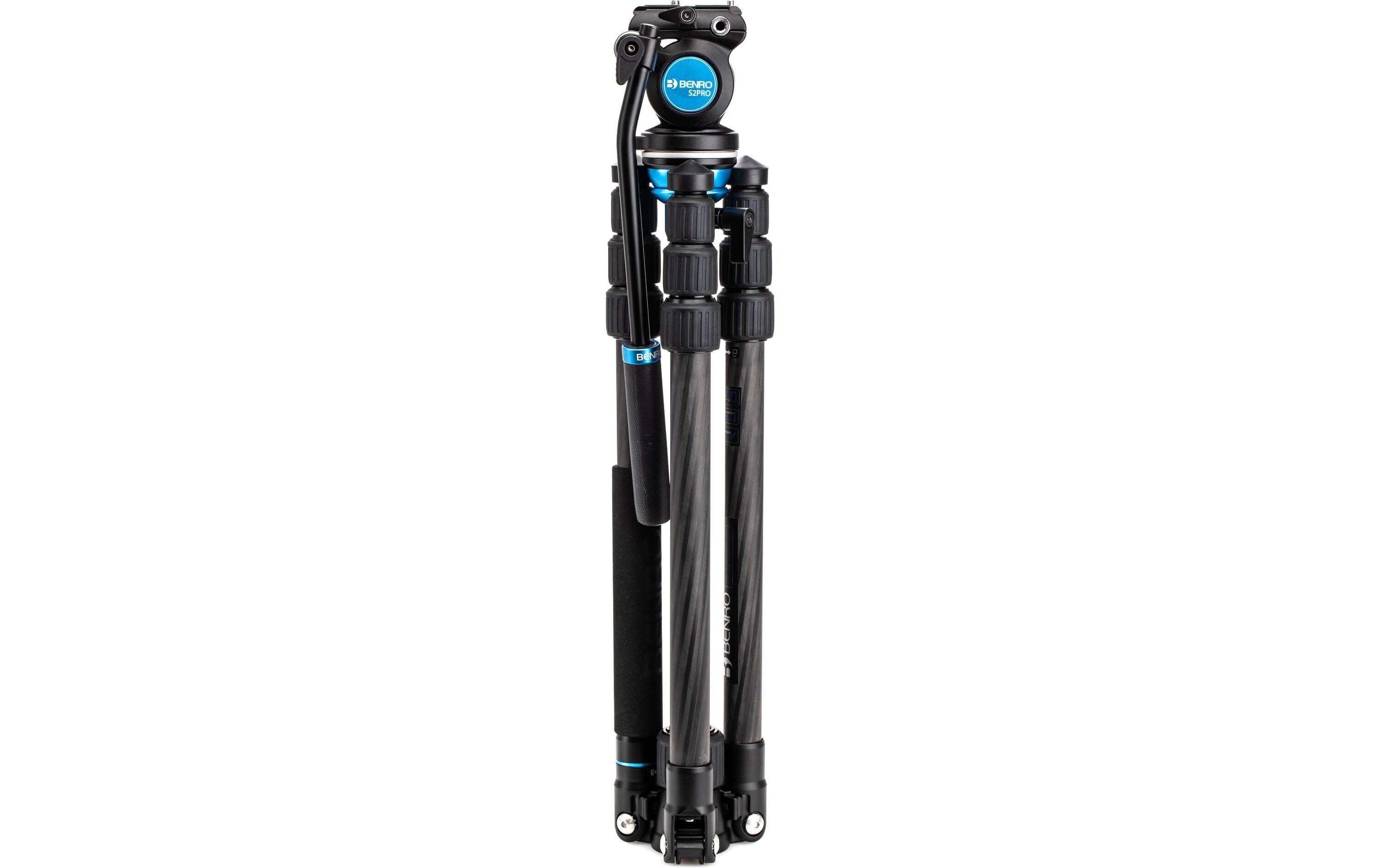 Videostativ C1683TS2PRO Aero Kit Carbon<br>Kompaktes Stativ, geeignet für Reisen und einfaches Verstauen und Tragen