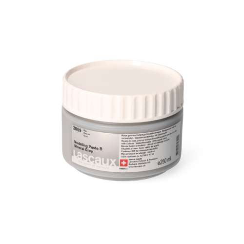 Lascaux Modelling Paste B - Mineral Grey Modellierpaste
