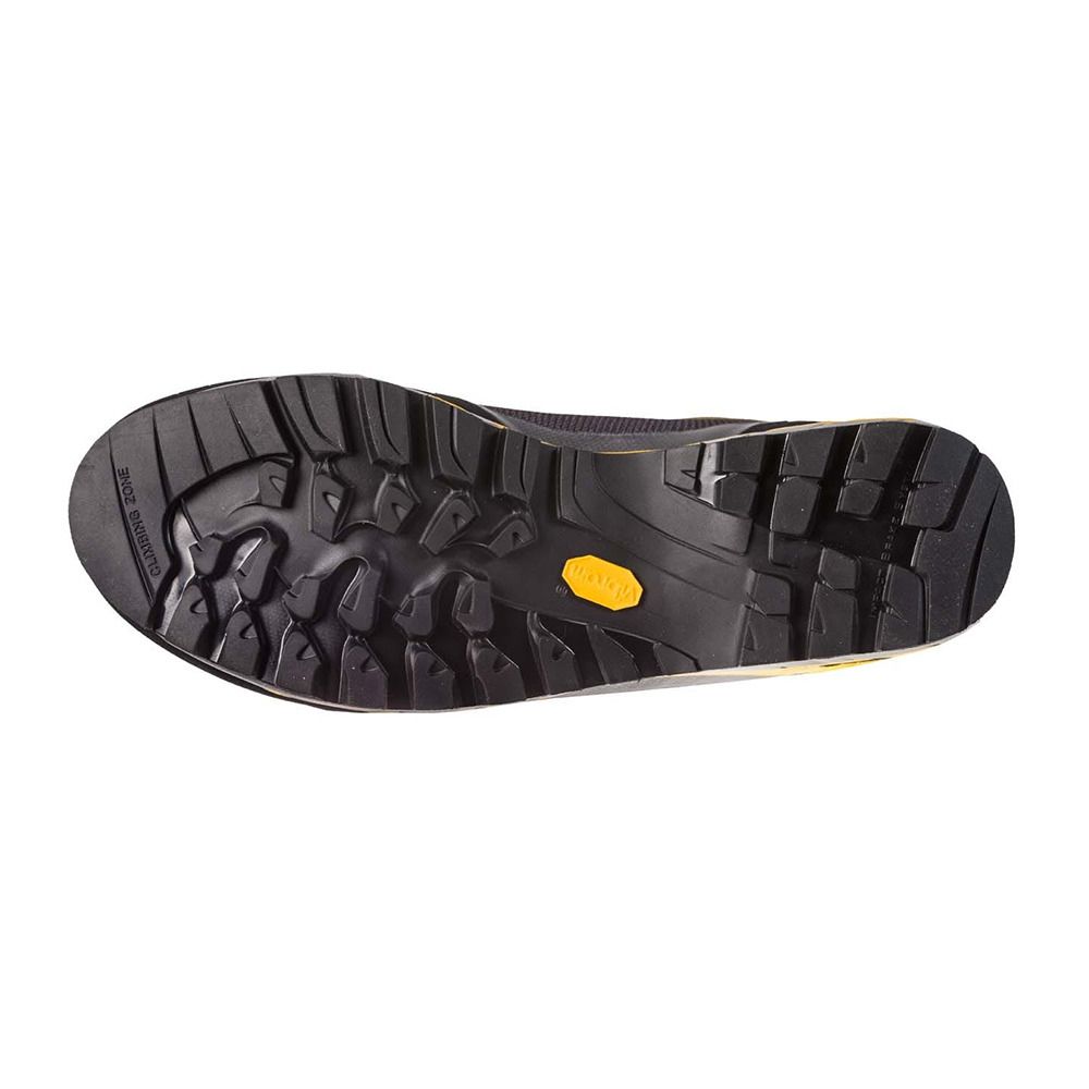La Sportiva TRANGO TECH GTX - Chaussures d'alpinisme Homme black/yellow