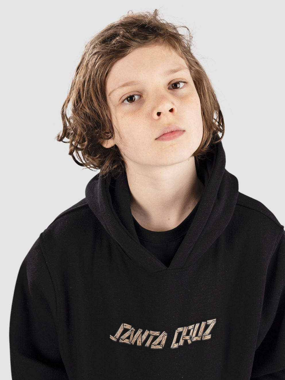 Santa Cruz Screaming Grizzly Kids Hoodie black