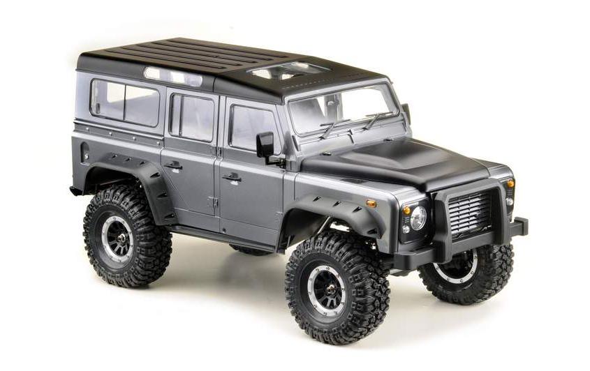 Scale Crawler Landi CR3.4 Grau, ARTR, 1:10<br>Crawler mit 2 Gang Getriebe, Portalachsen und Differenzialsperren