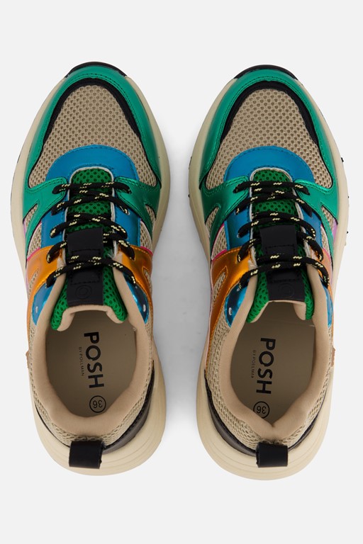 POSH by Poelman Sneakers groen Synthetisch