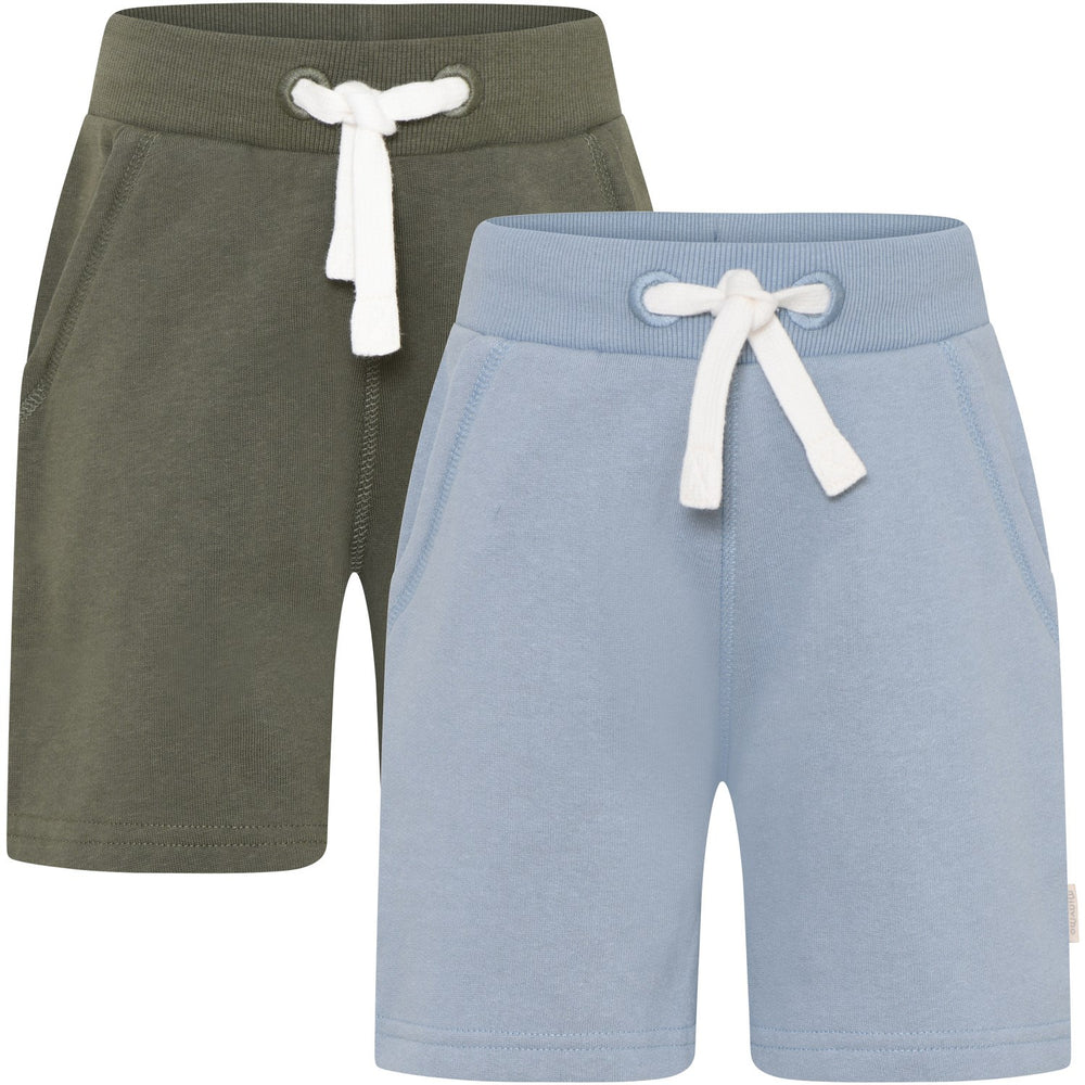 Køb Minymo Ashley Blue Basic 53 -Sweat Shorts 2-Pak