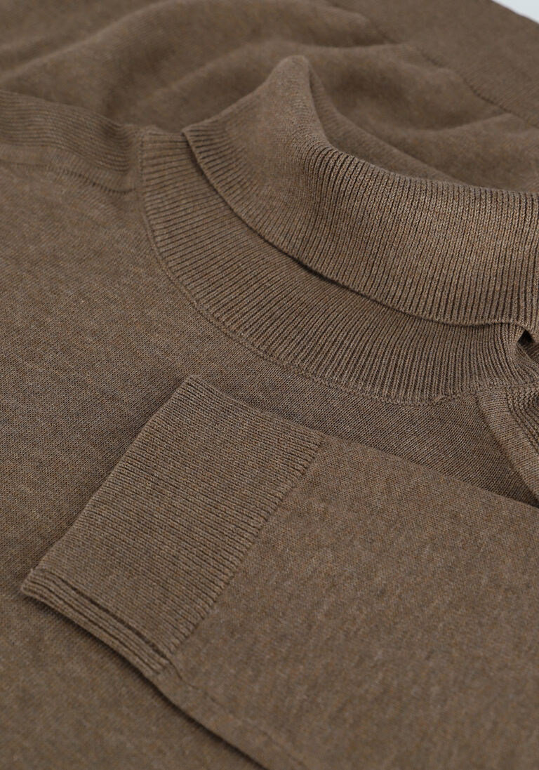 SELECTED HOMME bruine selected homme coltrui slhberg roll neck