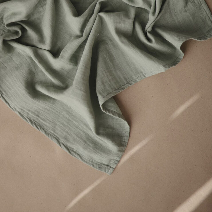 Mushie Mushie stofbleer i 3-pak - Roman Green Roman green