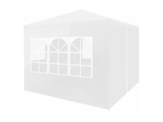 Tente de réception 3 x 3 m Blanc
