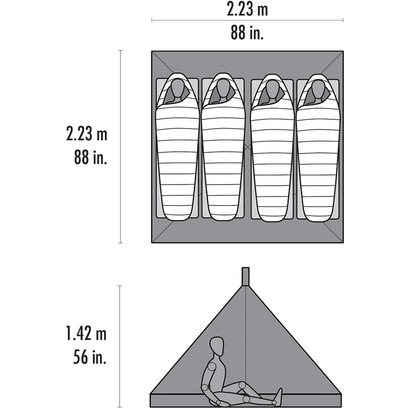 MSR Front Range Mesh Insert Zelt