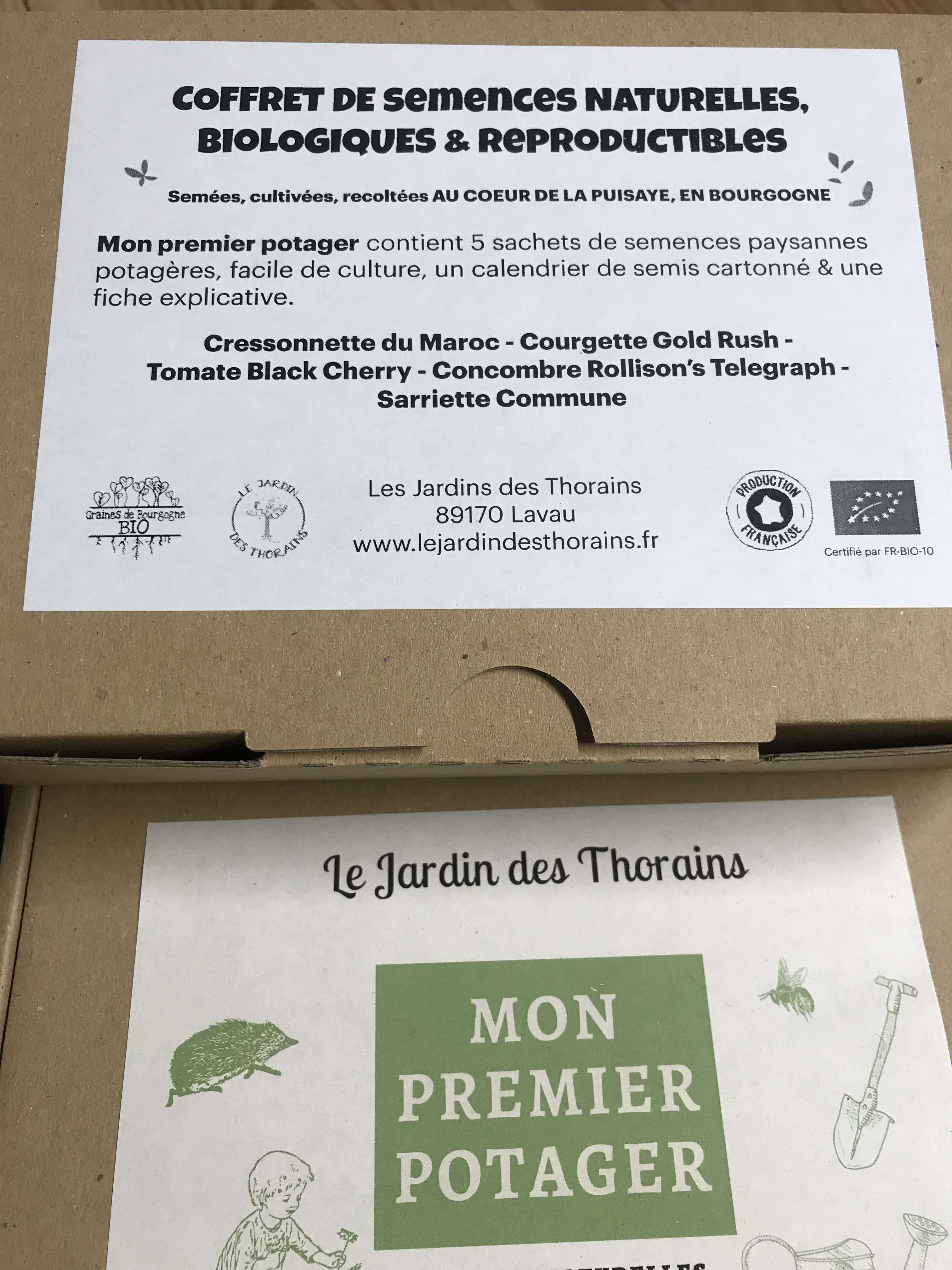 Coffret de graines à semer 