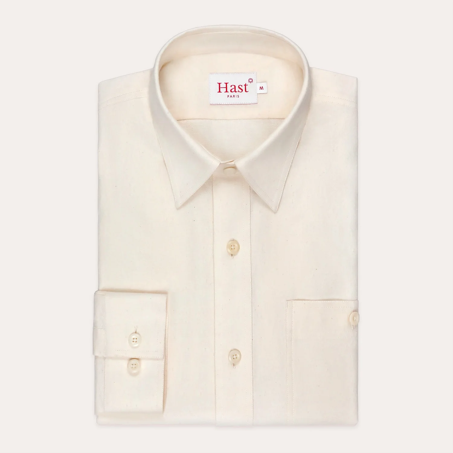 Ecru cotton shirt