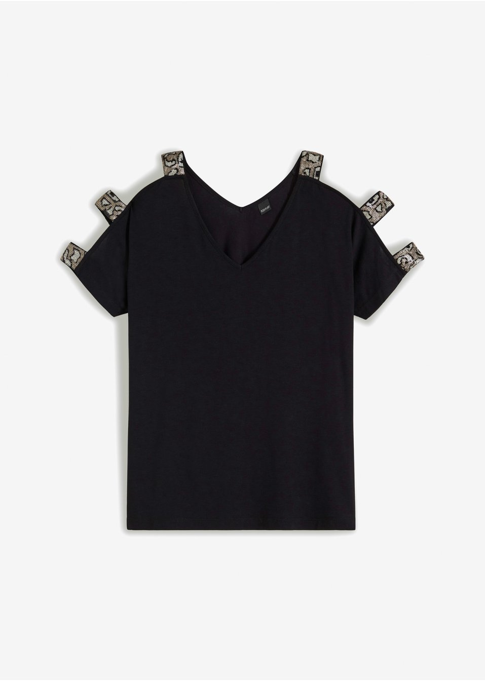 T-shirt avec application de sequins