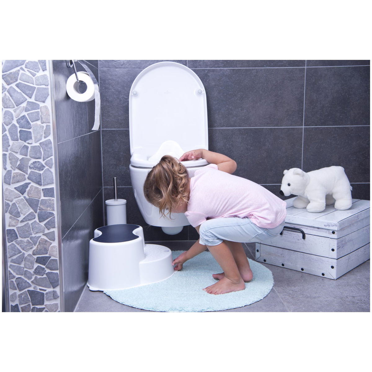 rothorotho   TOP Kinderschemel white