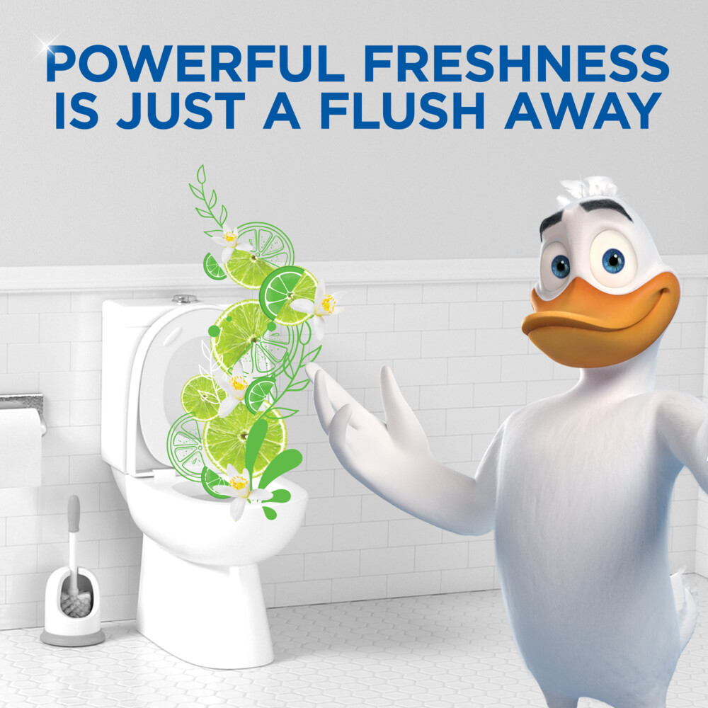 8x WC Eend Toiletblok Active Clean Citrus38 gr