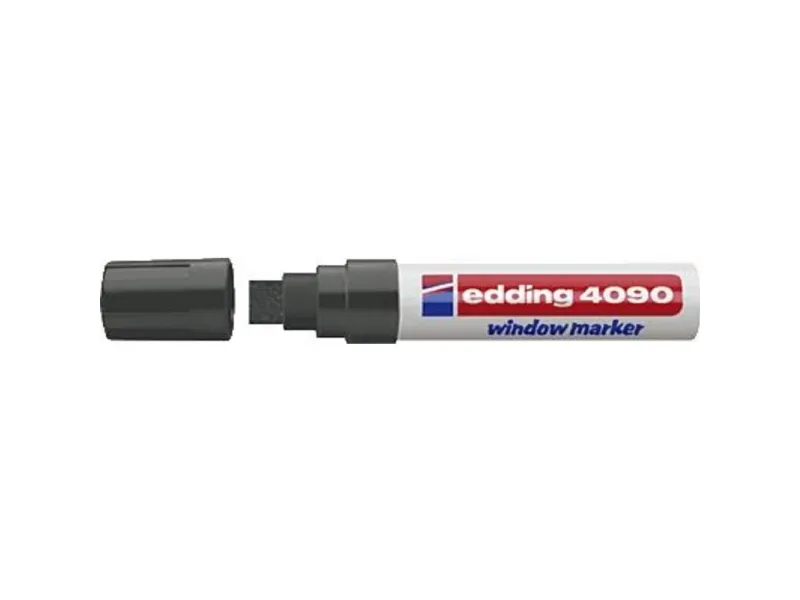 edding 4090 window - Markør - for glas, plade - sort - vandbaseret blæk - 4-15 mm