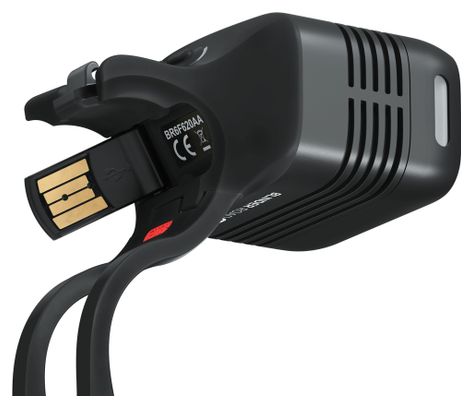 Paire d'Eclairages Knog Blinder Road 400 Noir   Plug Rear Rouge