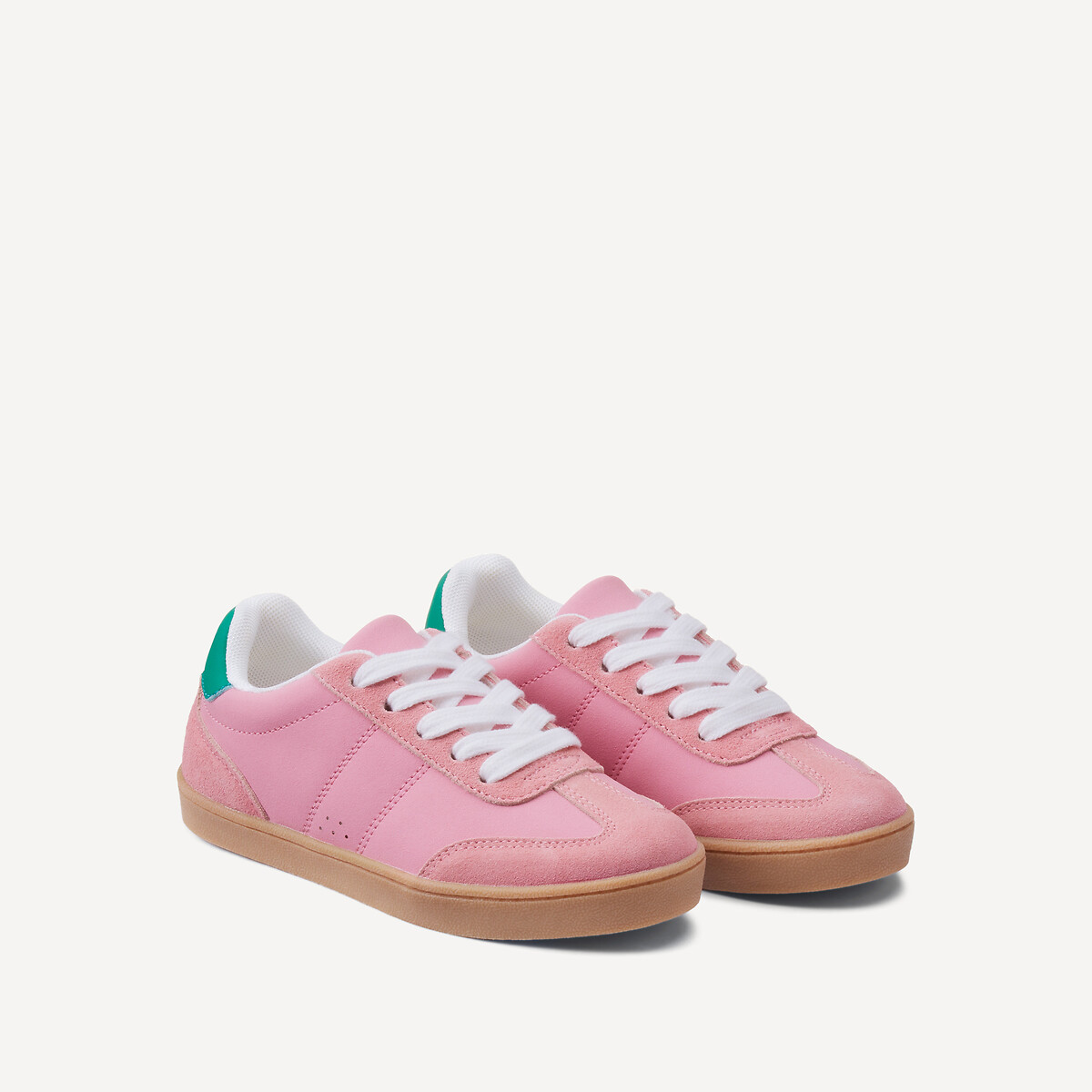 COLEÇÕES LA REDOUTE<br>Tênis retrô, dois materiais