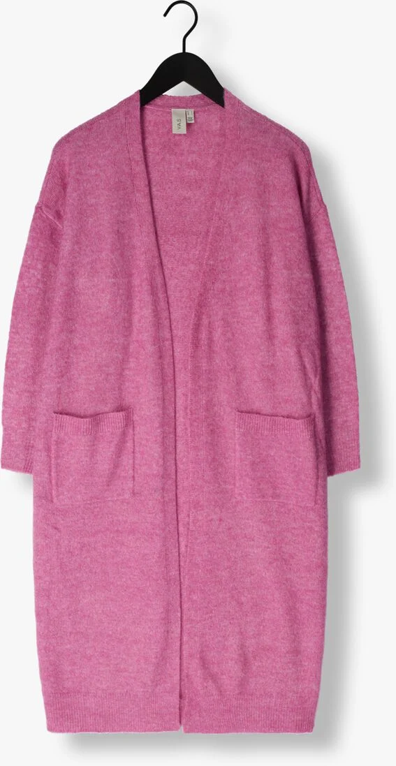 Y.A.S. paarse y.a.s. vest yasbalis ls long knit cardigan