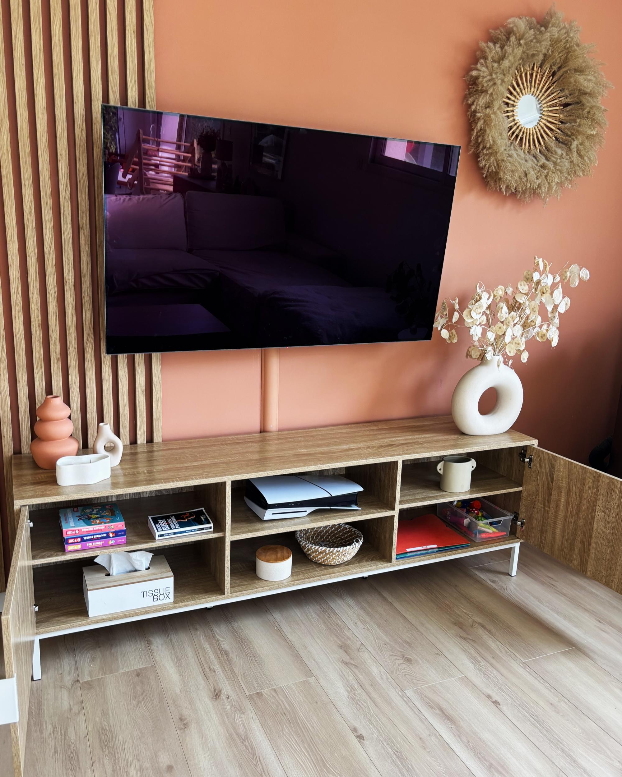 TV-meubel ROYALLA Lichtbruin