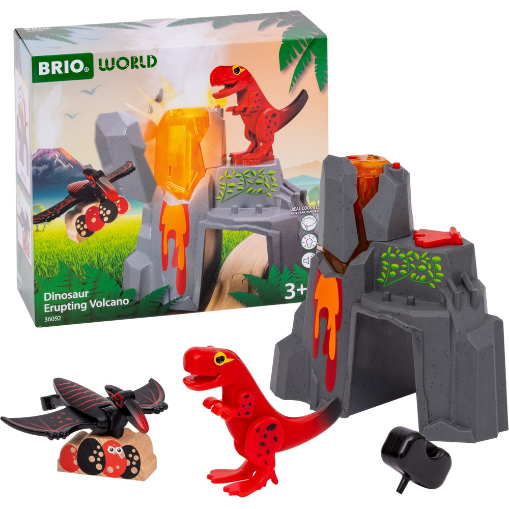 Køb BRIO® 36092 Aktiv Vulkan Med Dinosaurer