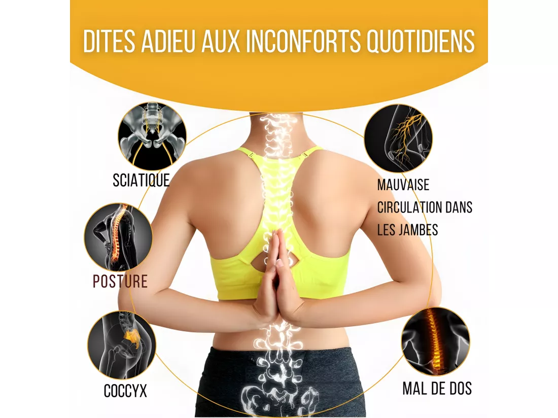 Coussin Donut pour le Coccyx 44x44x7,5 COUSSIN COCCYX