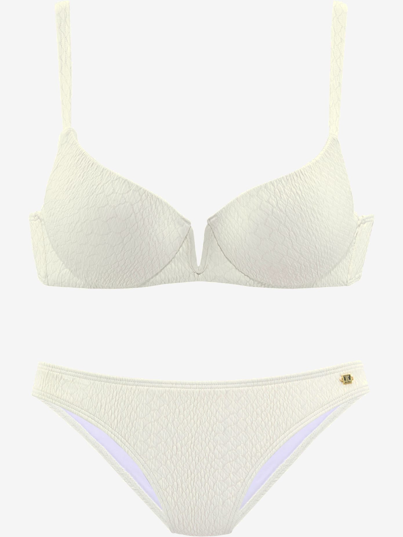 Maillot de bain à armatures qualité structurée élégante au look animal