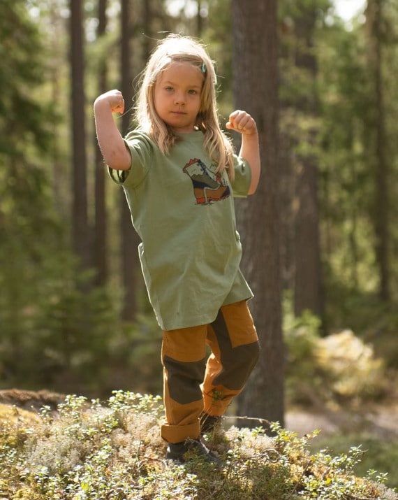 Lundhags Fulu Climbing T-skjorte JR<br>Mykt materiale!