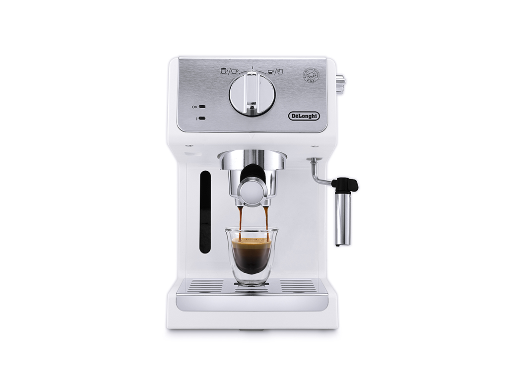 MÁQUINA DE CAFÉ EXPRESSO MANUAL DELONGHI ECP33.21.W BRANCA