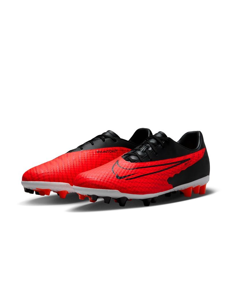 Chaussures de football Nike Phantom GX Academy AG Rouge & Noir pour homme