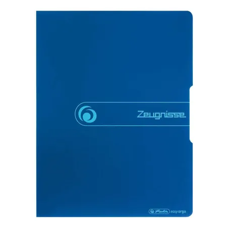 Herlitz Sichtbuch PP A4 Zeugnisse blau 20 Hüllen