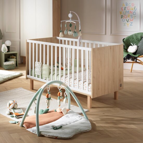 Solène Lit 70x140 évolutif   Blanc        70 x 140 cm   de               Sauthon Baby's Sweet Home