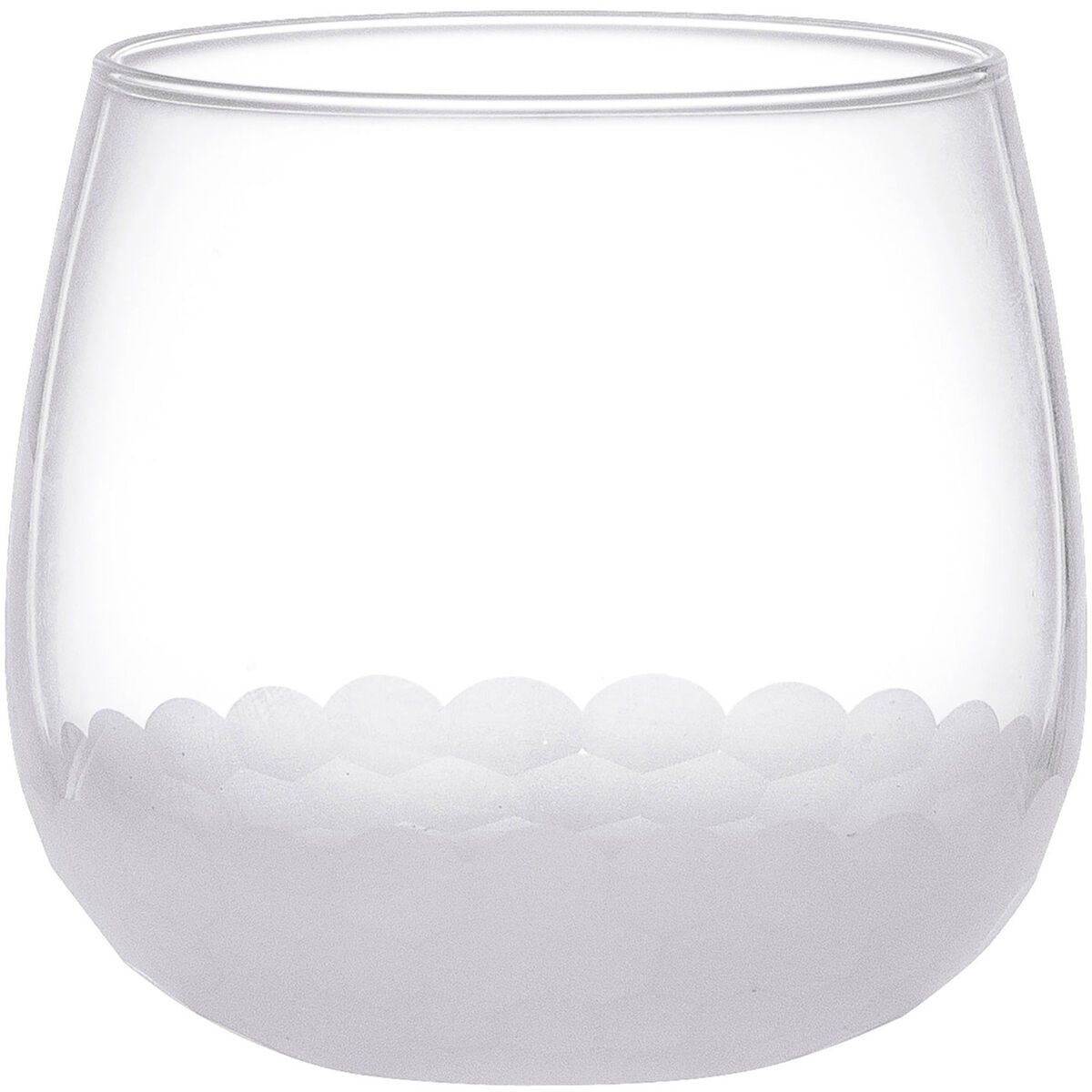 Glass 8 cm. klar