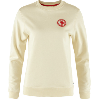 Fjällräven 1960 Logo Badge Sweatshirt Chalk White Damen