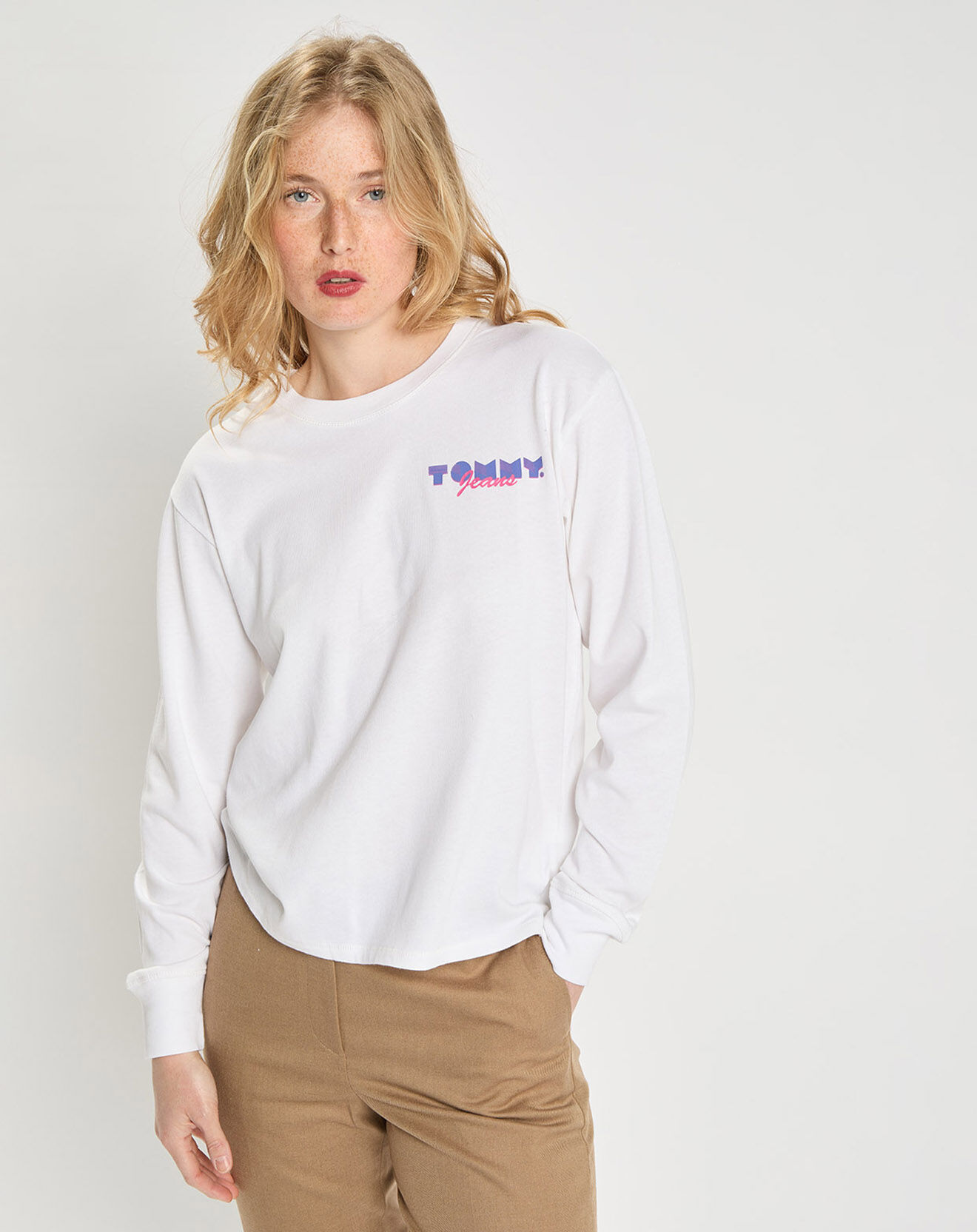 Tommy Jeans T-Shirt Vintage blanc
