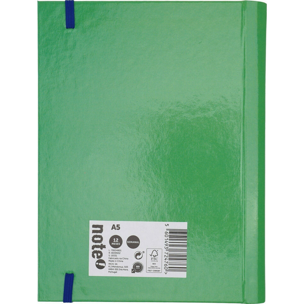 Agenda A5 2025 Semanal Basic Note!