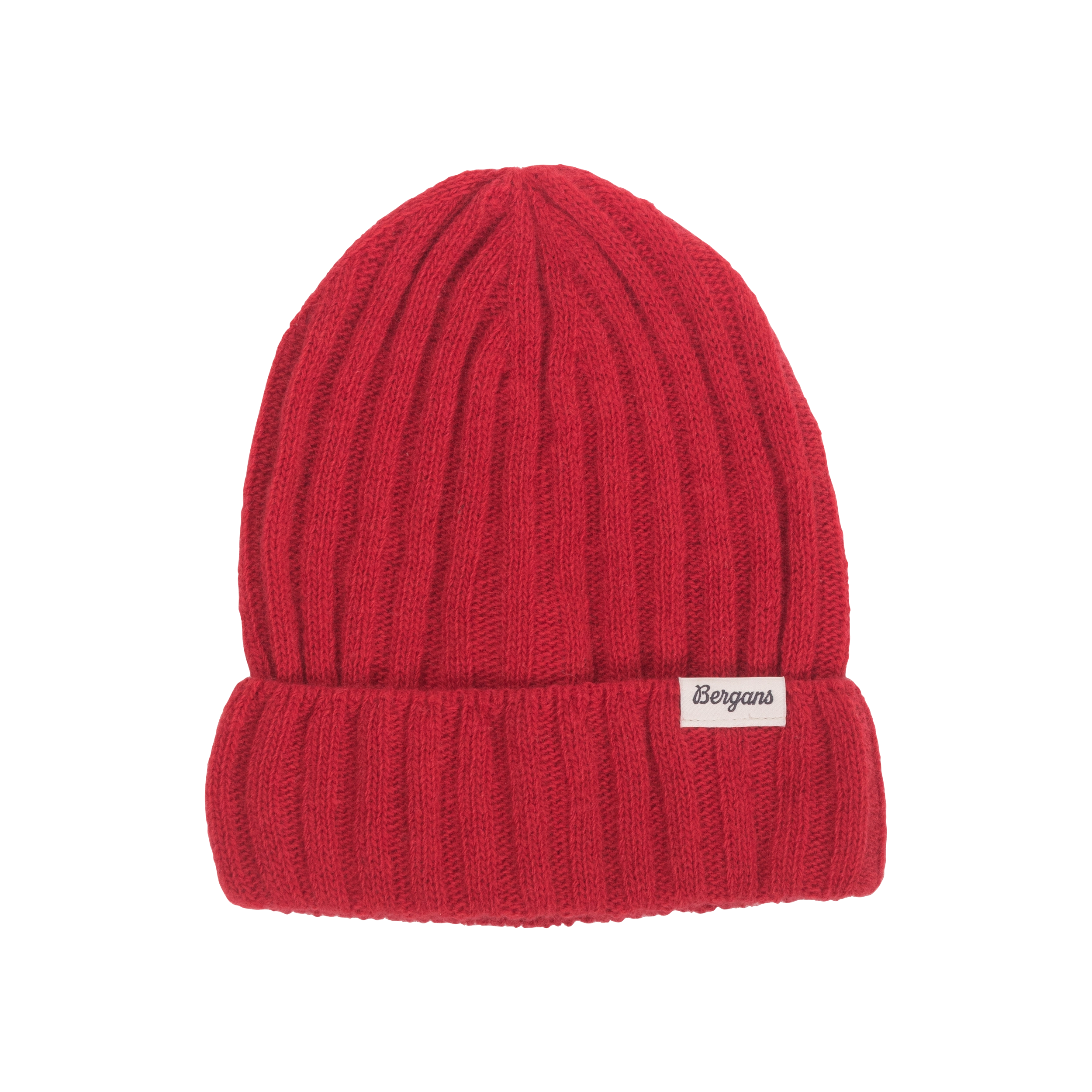 Rabot Mount Rib Wool Beanie Fire Red