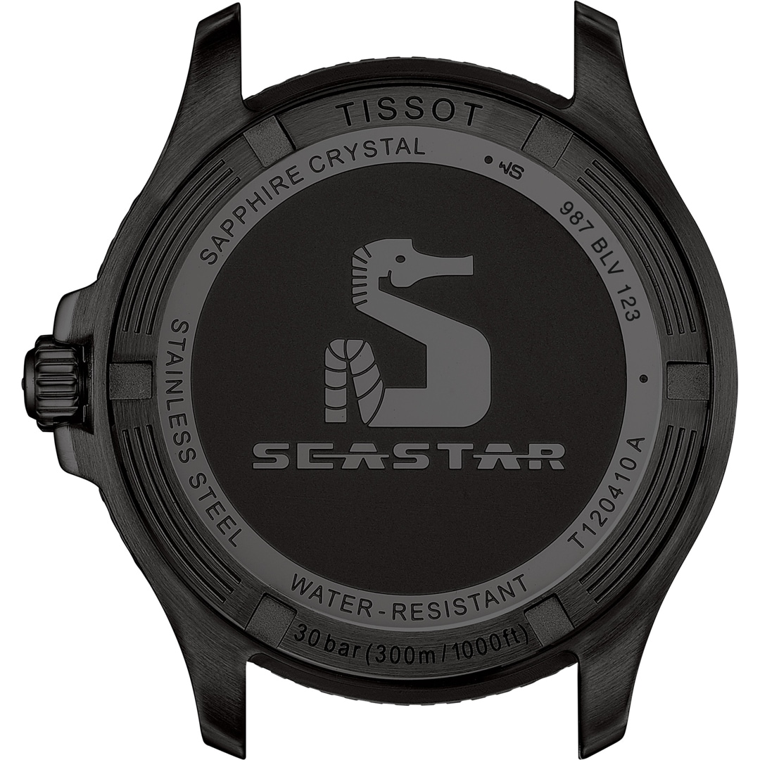 Tissot Seastar 1000 40mm Schwarz / Grün