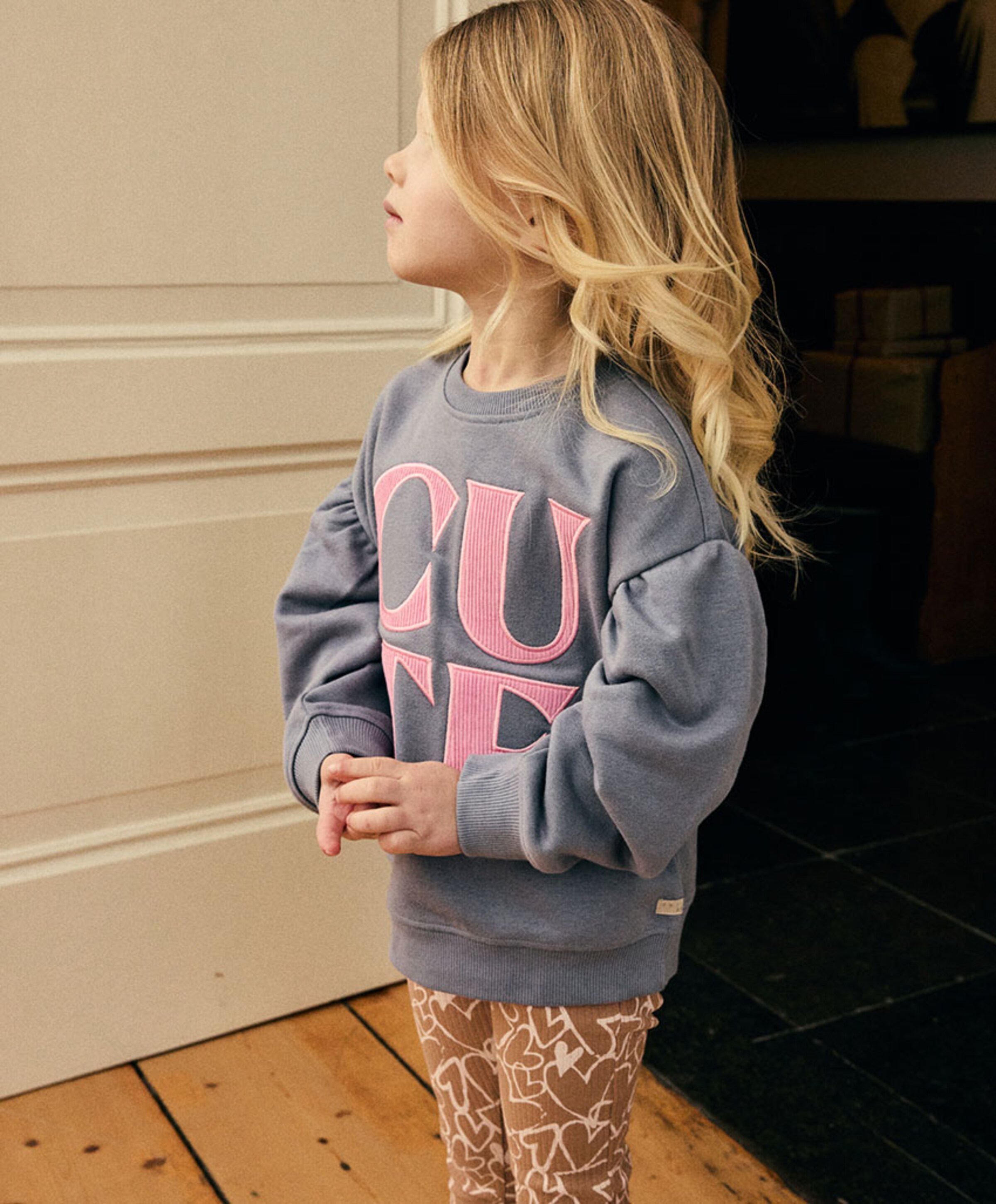Daily7 Meisjes sweater grijs