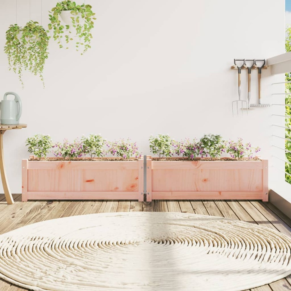 Jardinières 2 pcs cm bois massif douglas