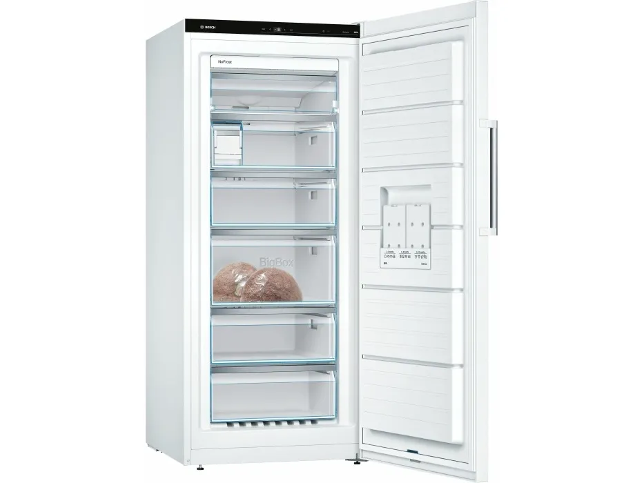 Bosch Serie | 6 GSN51AWDV - Fryser - stående - bredde: 70 cm - dybde: 78 cm - højde: 161 cm - 290 liter - Klasse D - hvid