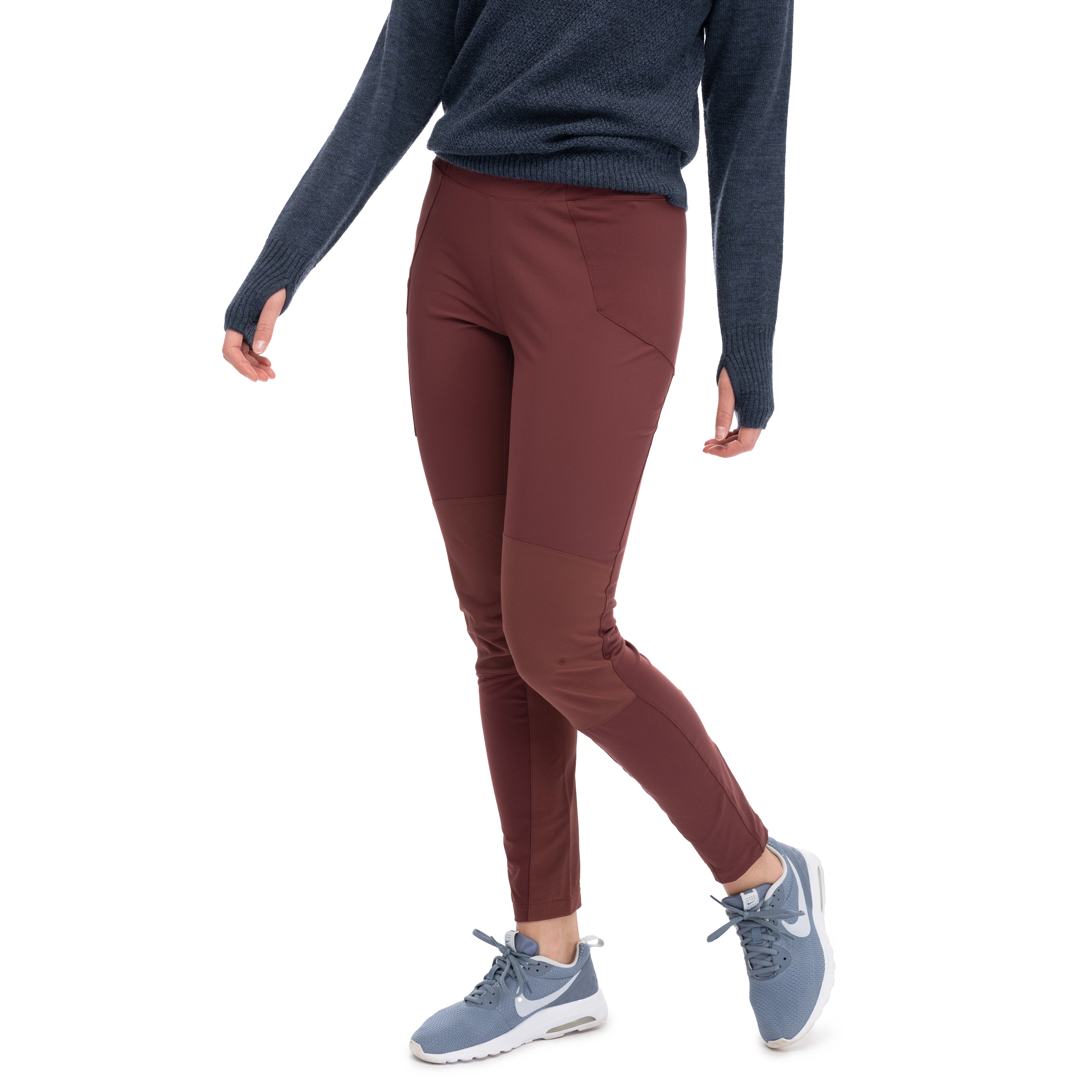 Fløyen Original Tight Pants Women Amarone Red