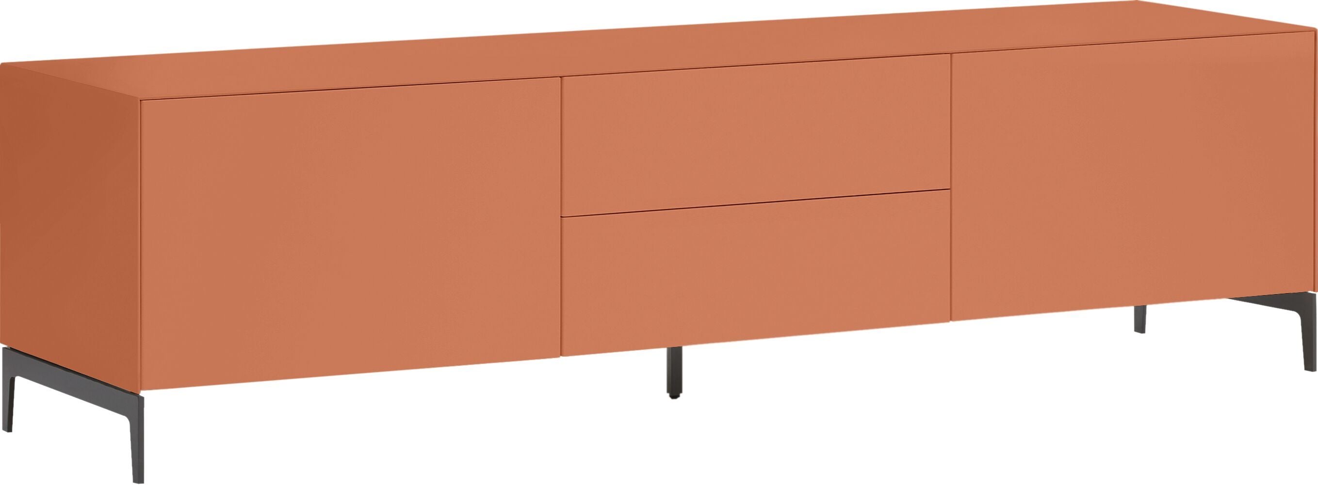 LUX Lowboard - Terra / B: 180.0 cm x T: 46.0 cm x H: 49.5 cm
