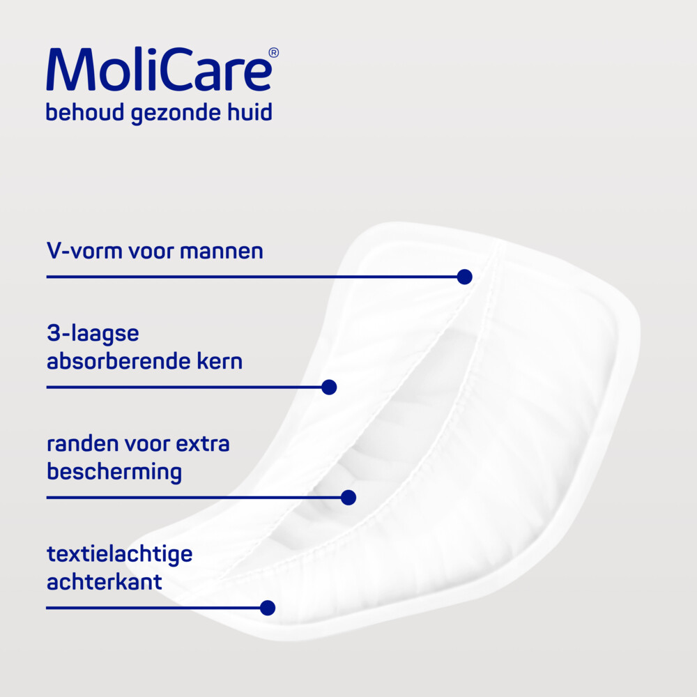 Molicare Premium Men Pad 4 Druppels 546 ml Absorptie14 stuks