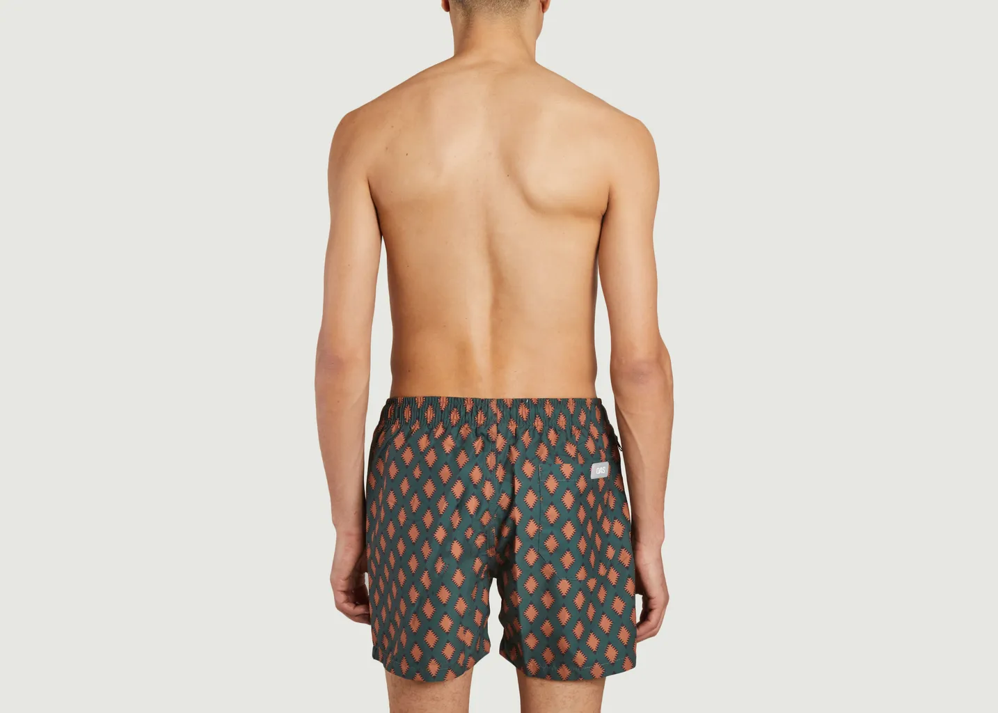Short de bain motif géométrique Smokin Rustic OAS company