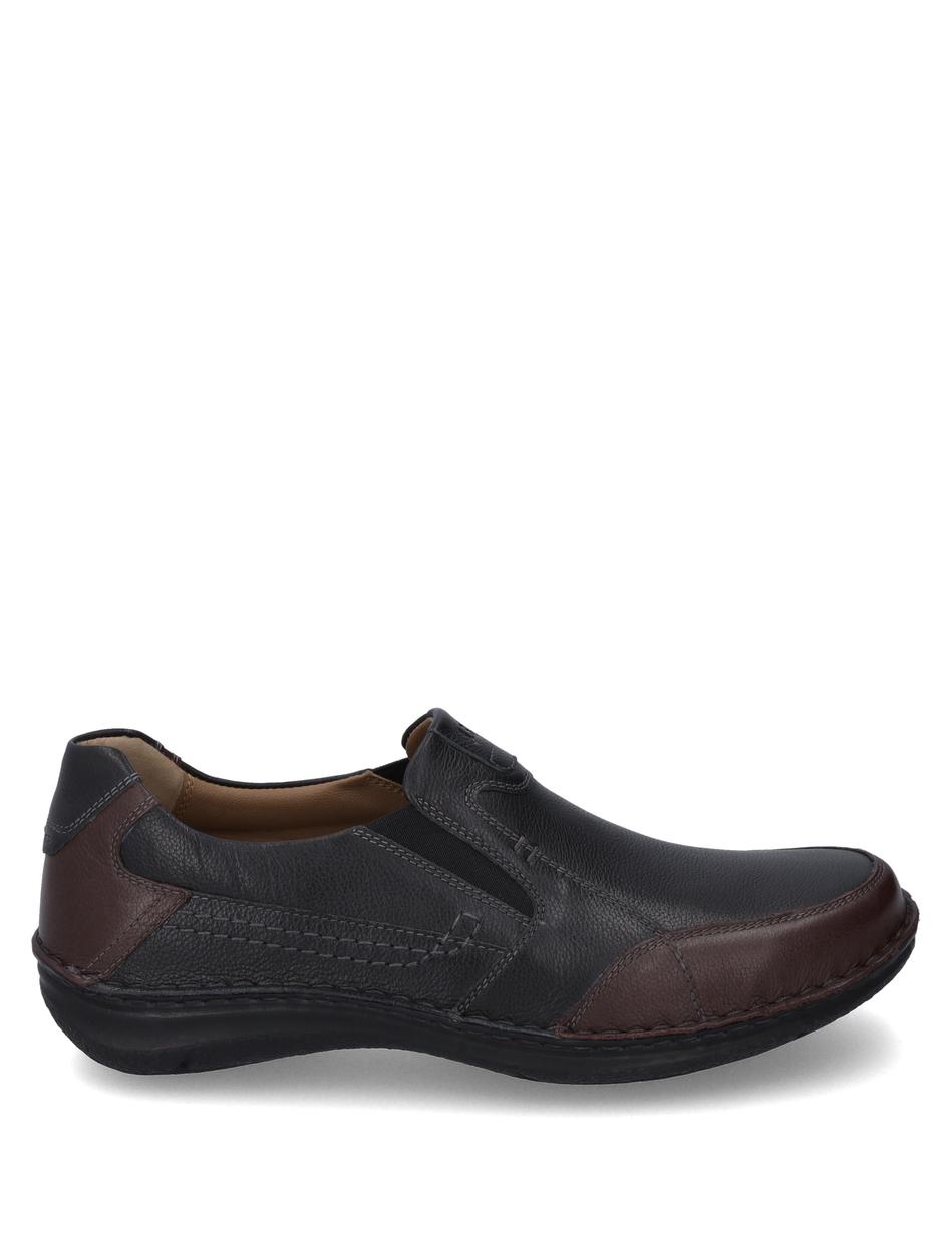 Slipper Anvers 63, schwarz-kombi