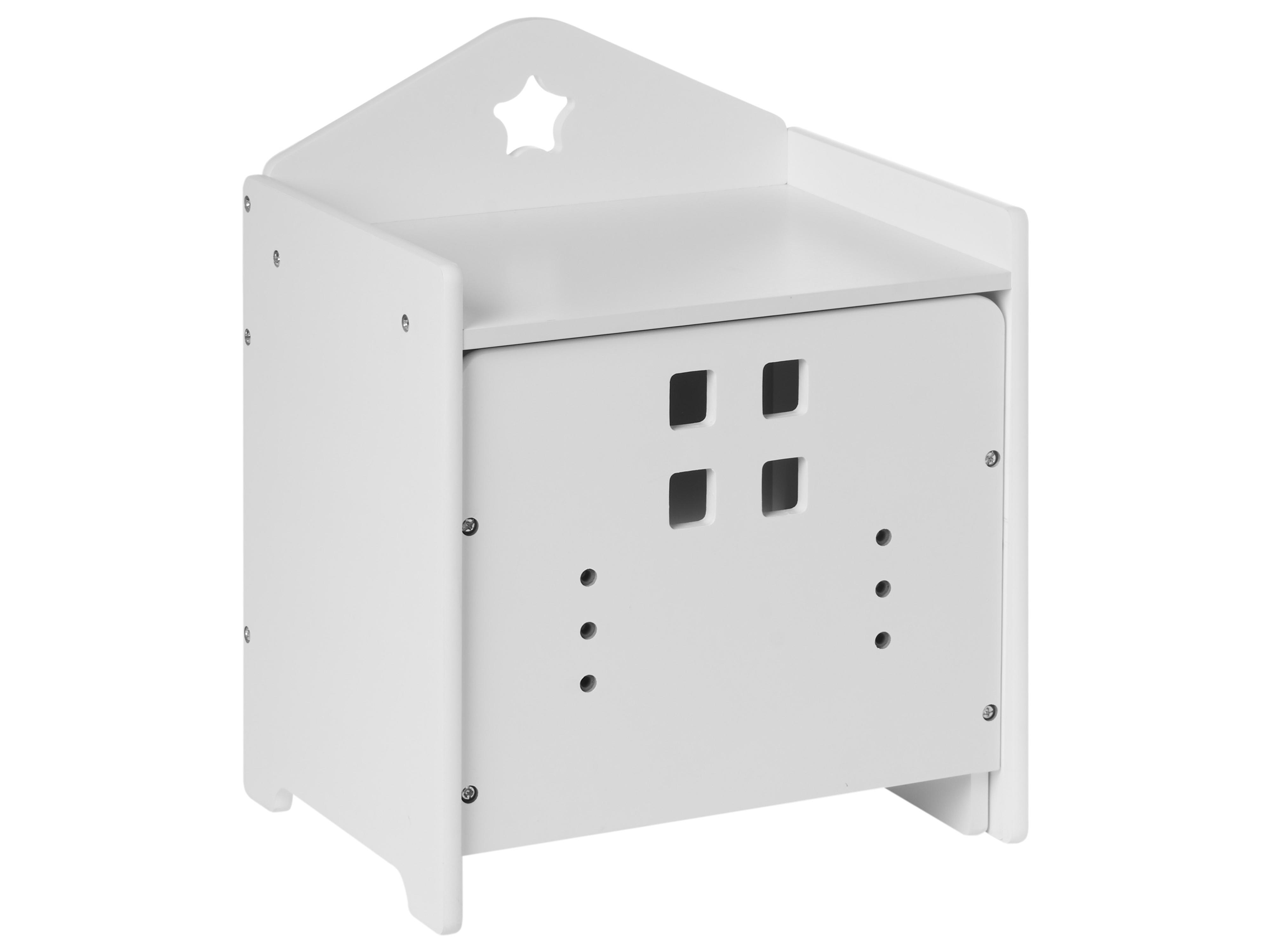 Kindertafel en stoel set ELANORA Wit montessori