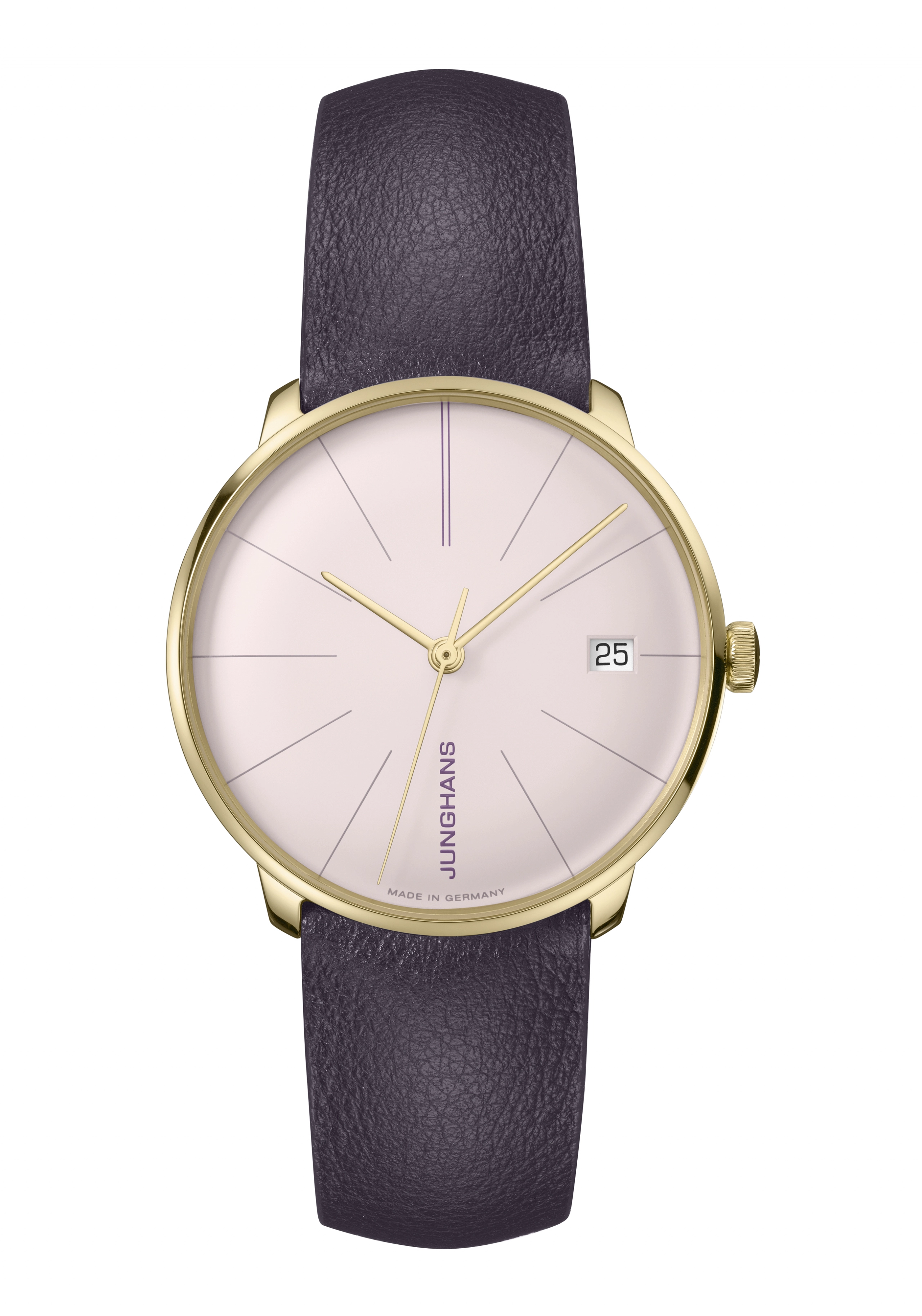 Junghans Meister Fein Kleine Automatik Damenuhr Rosa / Pink