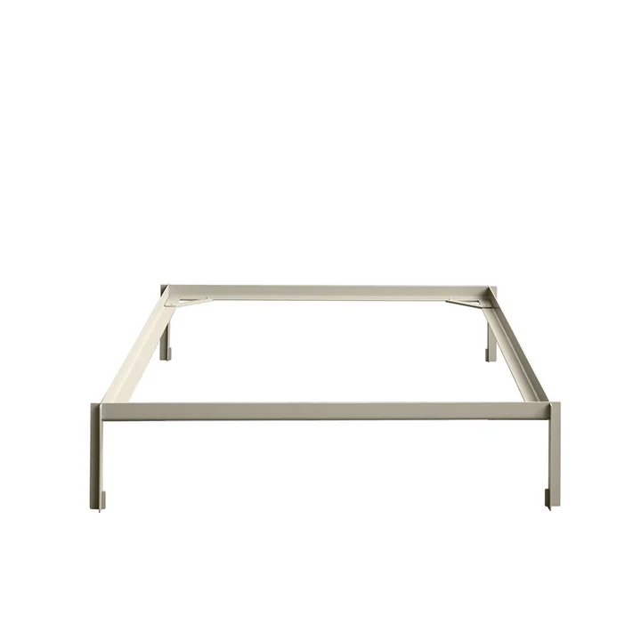 HAY - Connect Bett, 140 x 200 cm, alabaster
