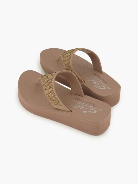 Skechers Pantoletten-Zehentrenner Grau