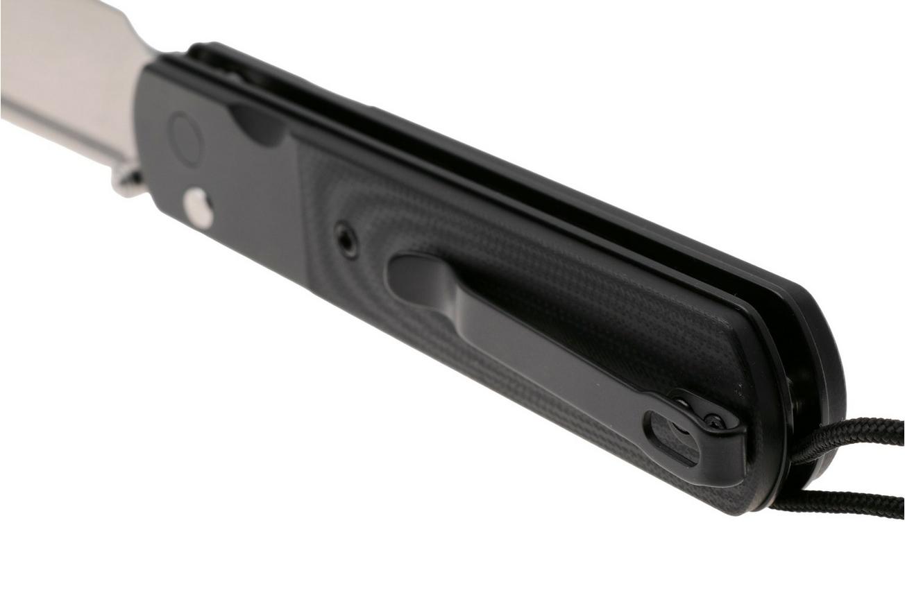 Artisan Cutlery Holm 1875P-BK, Stonewashed AR-RPM9, Black PVD Steel, Black G10 Inlay zakmes