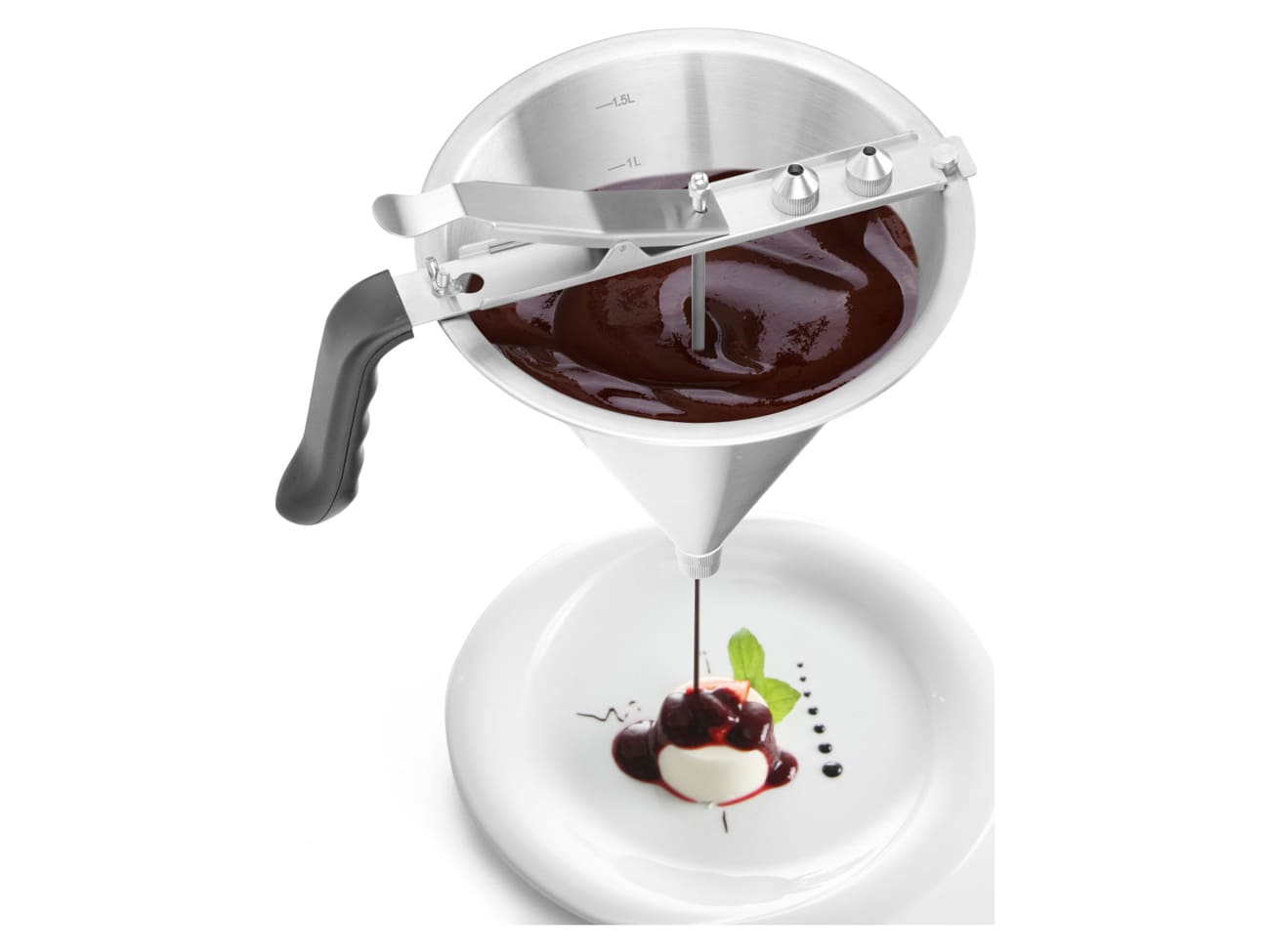 Entonnoir de dosage automatique - 1,5 L - Hendi