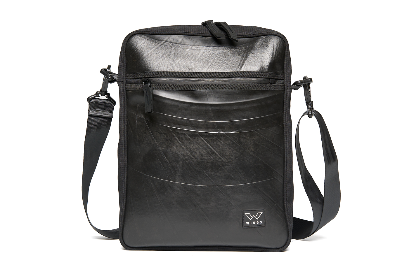 Ecowings Reliable Raven Recycled Shoulderbag